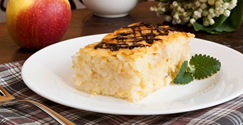 STEAMED RICE PUDDING